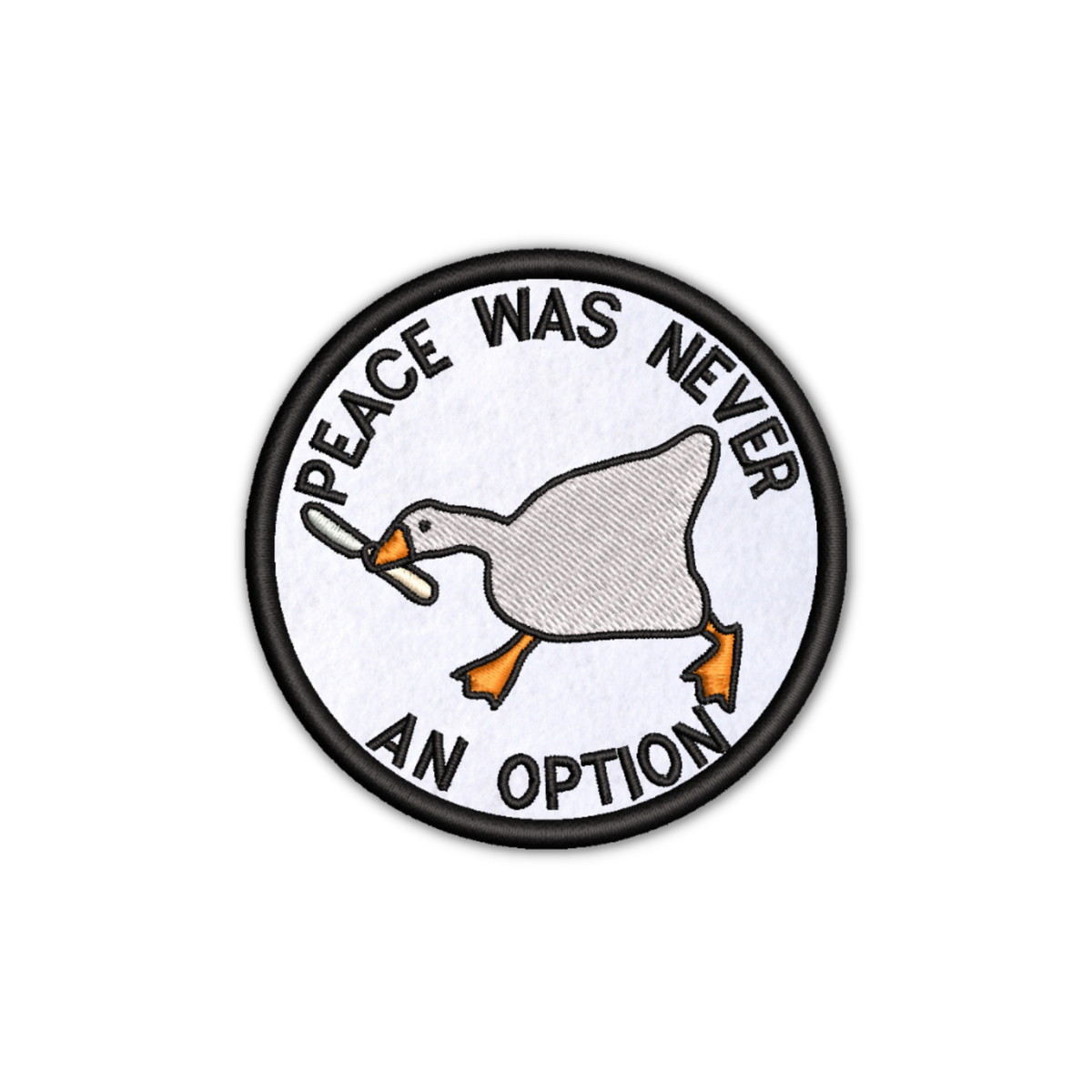 Peace was never an option - Untitled Goose Game - Sticker or Magnet