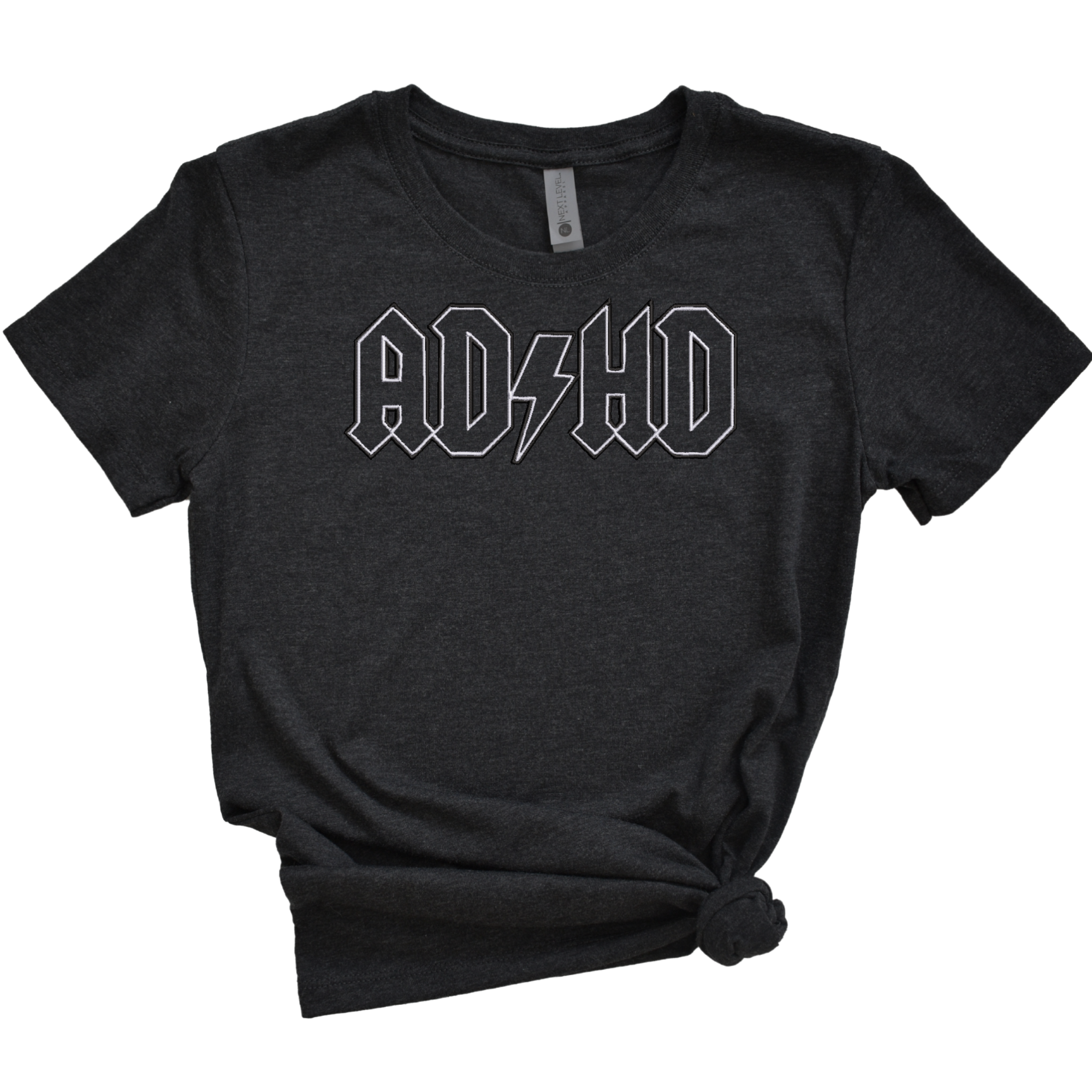 ADHD Embroidered Tee Shirt, Unisex