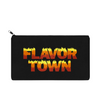 Load image into Gallery viewer, FLAVOR TOWN Flame Font Embroidered Multipurpose Zipper Pouch Bag