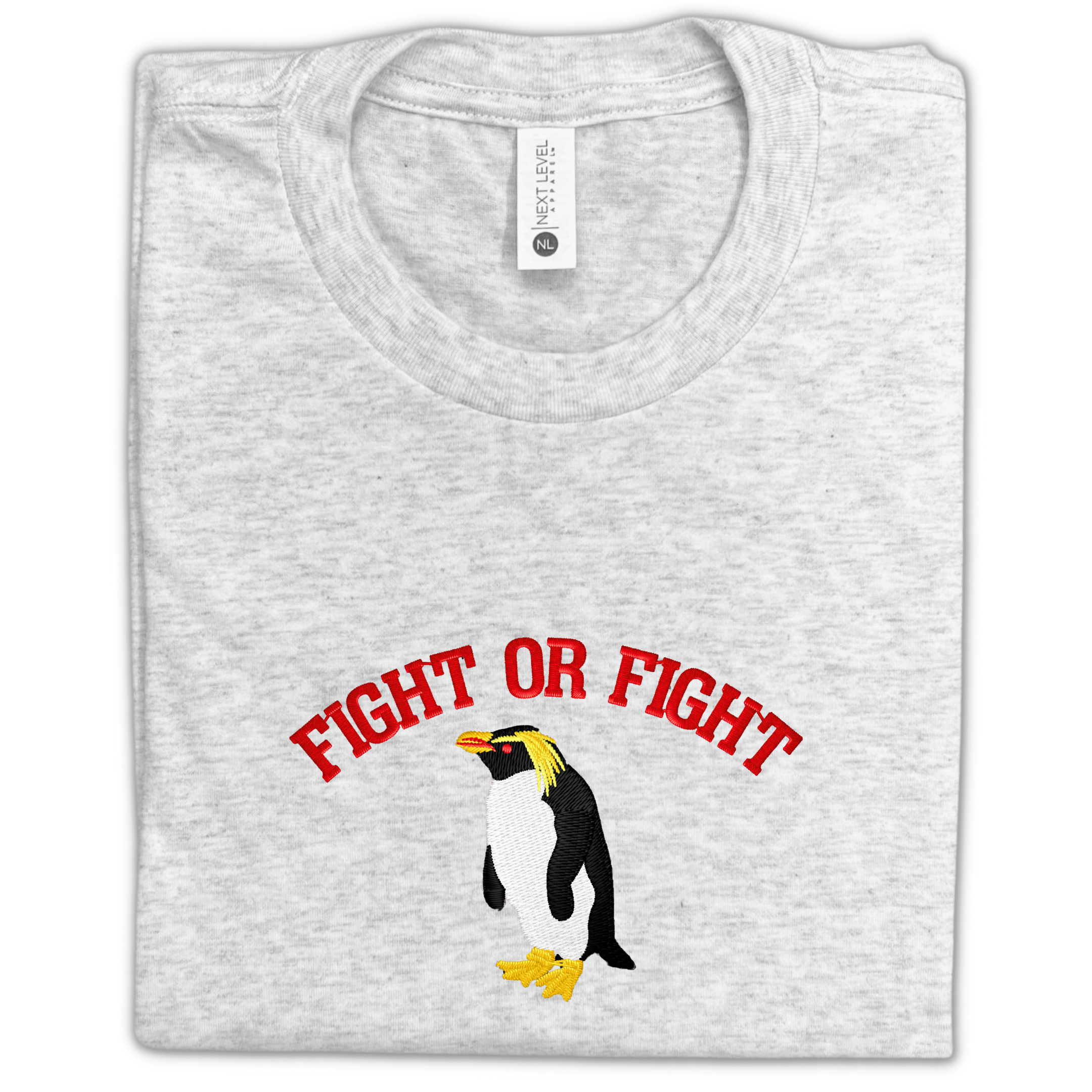 Fight or Fight Embroidered Tee Shirt, Unisex