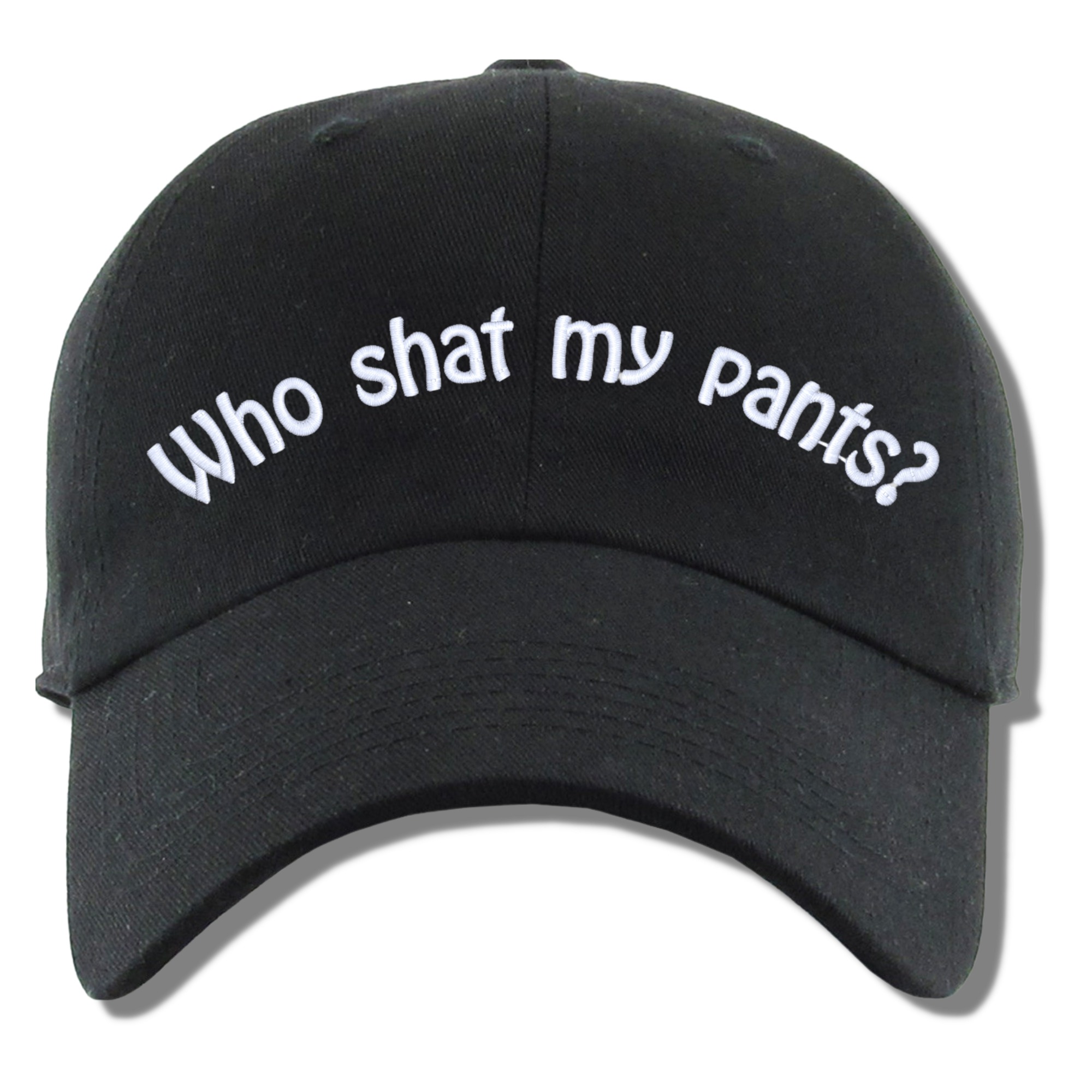 Who Shat My Pants? Embroidered Dad Hat, One Size Fits All