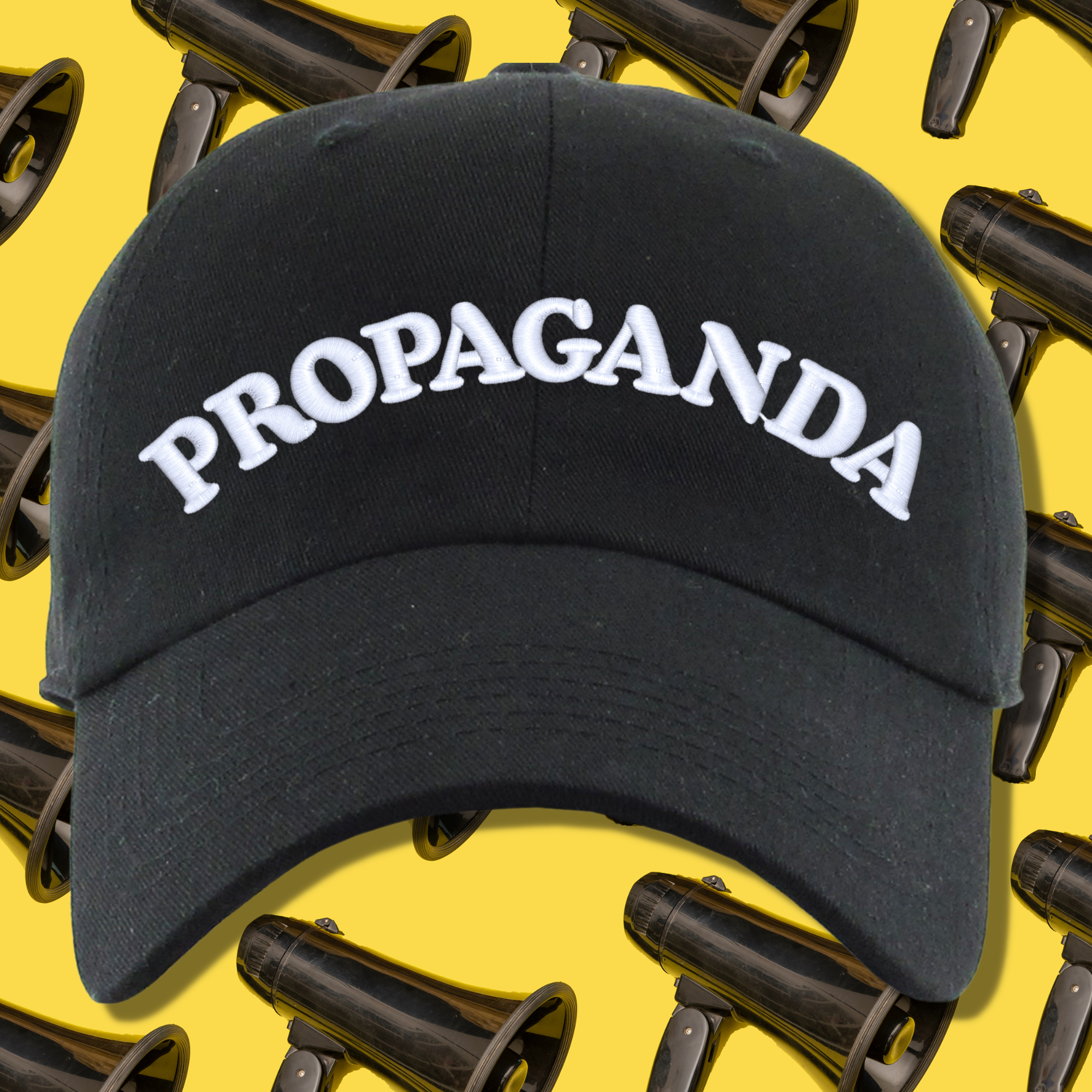 Propaganda Embroidered Dad Hat, One Size Fits All