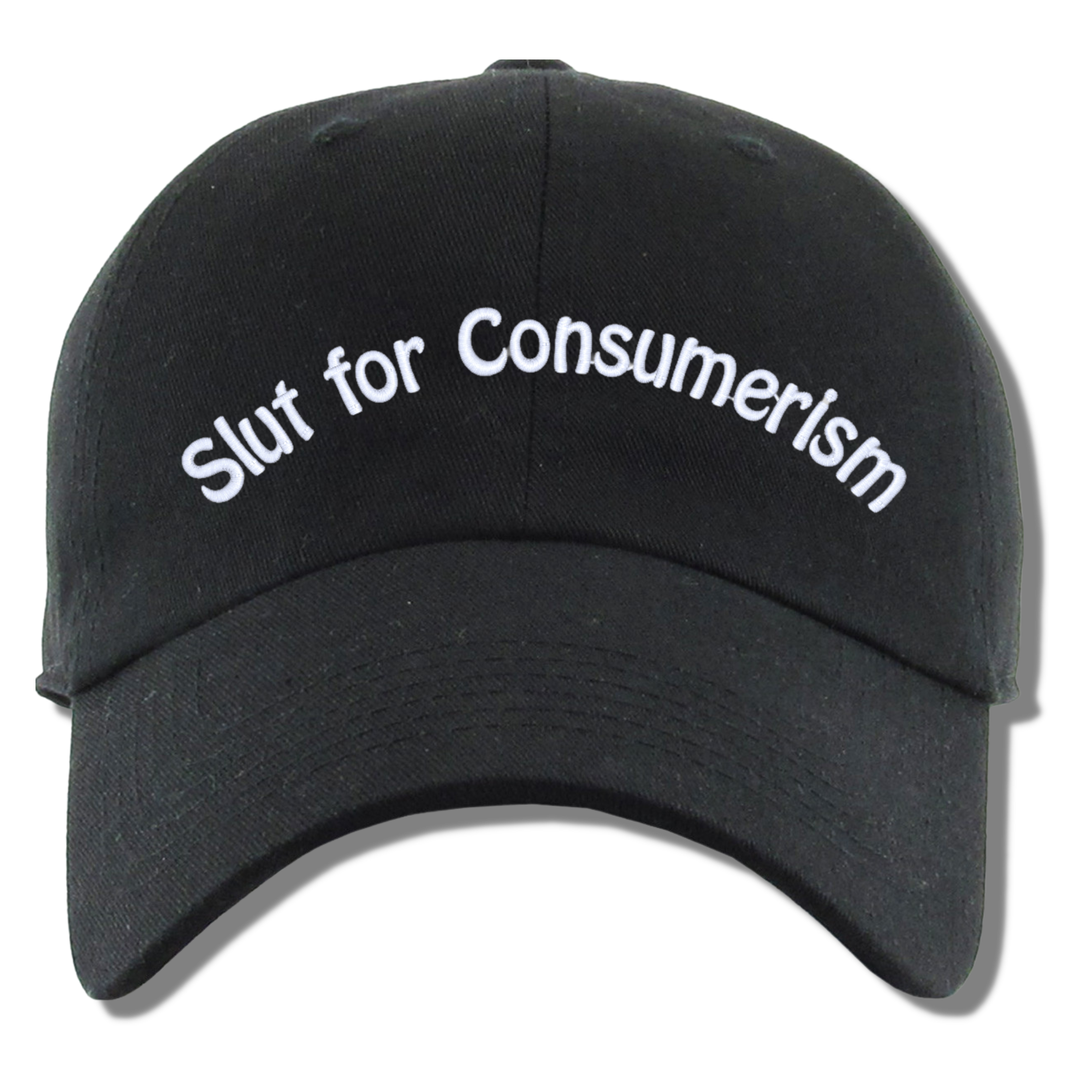 Slut For Consumerism Embroidered Dad Hat, One Size Fits All