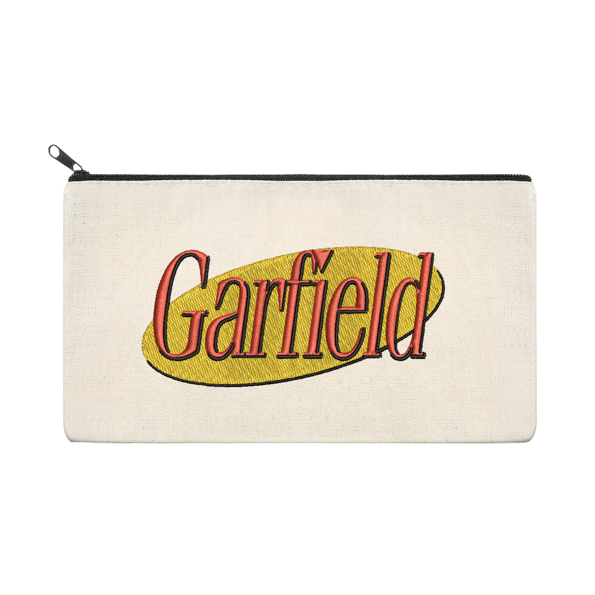 Garfield Seinfeld Crossover Episode Multipurpose Zipper Pouch Bag