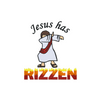 Jesus Has RIZZEN Embroidered Crewneck Sweatshirt, Unisex