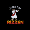 Jesus Has RIZZEN Embroidered Tee Shirt, Unisex