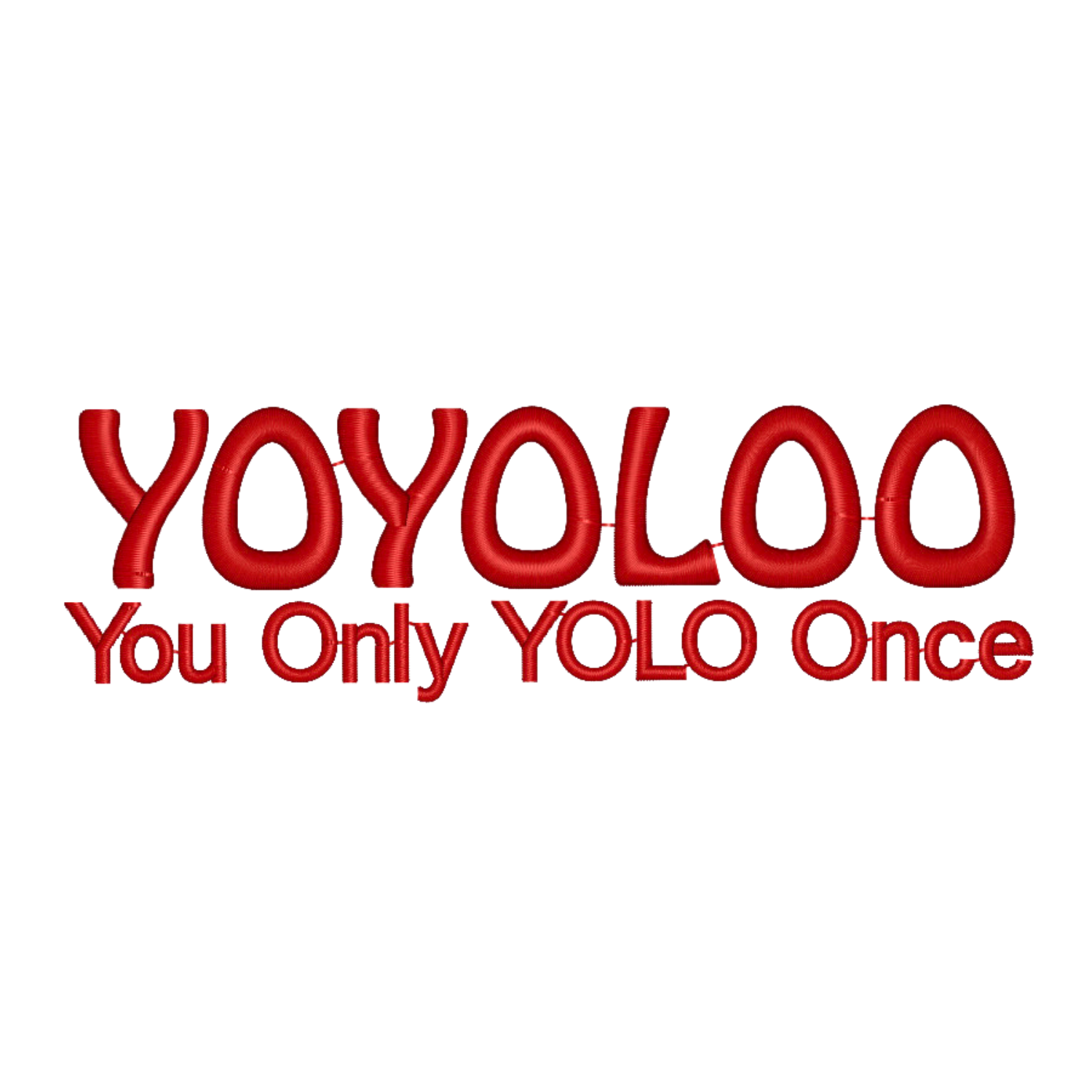 YOYOLOO You Only YOLO Once Beanie Hat, One Size Fits All