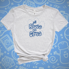 All Blues No Clues Embroidered Tee Shirt, Unisex