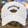 Antisocial Butterfly Embroidered Dad Hat, One Size Fits All