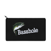 Basshole Embroidered Multipurpose Zipper Pouch Bag