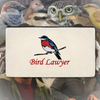 Bird Lawyer Embroidered Multipurpose Zipper Pouch Bag