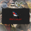 Bird Lawyer Embroidered Multipurpose Zipper Pouch Bag