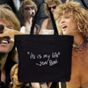 Load image into Gallery viewer, It&#39;s Is My Life Jon Bovi Bon Jovi Funny Canvas Tote Bag