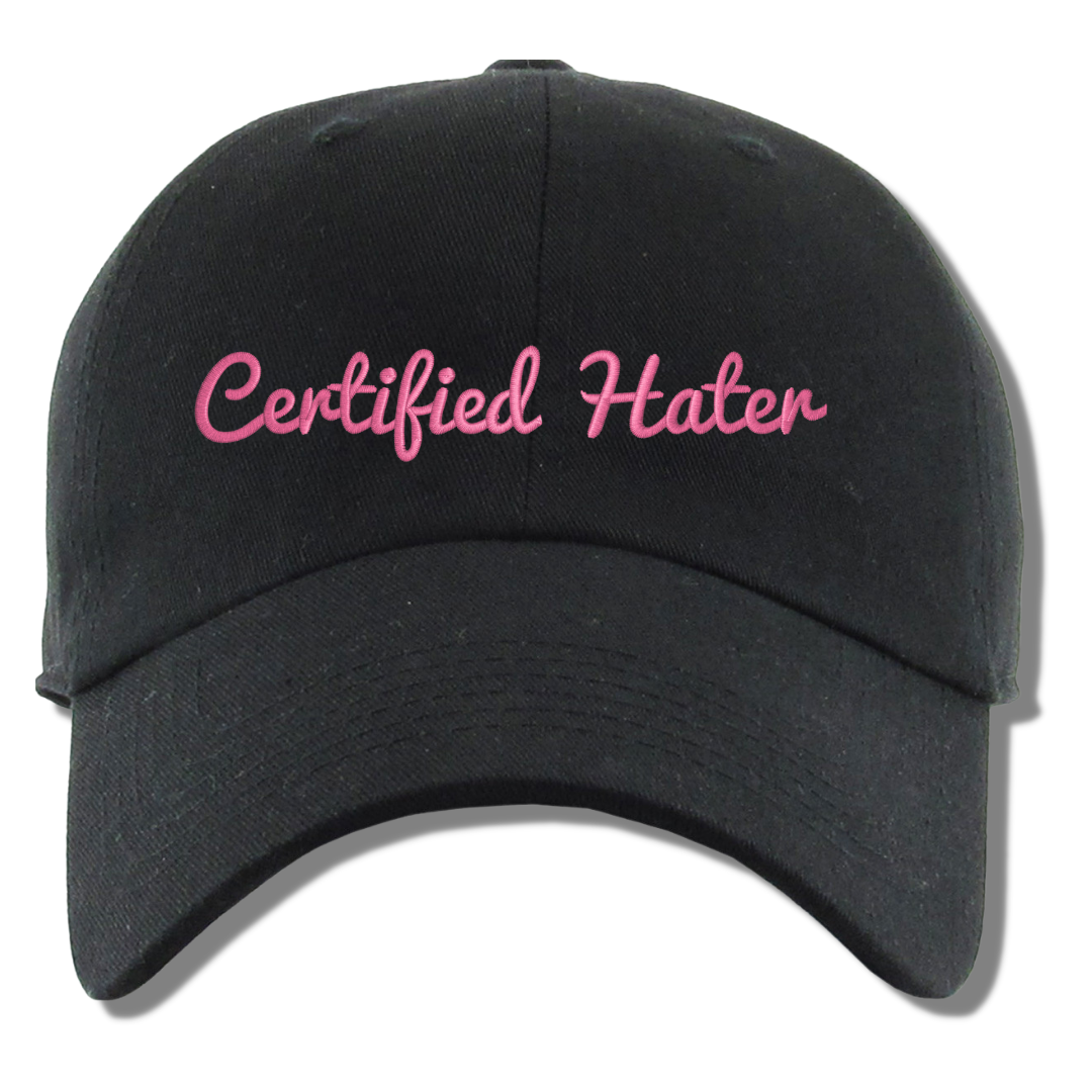 Certified Hater Dad Hat, One Size Fits All