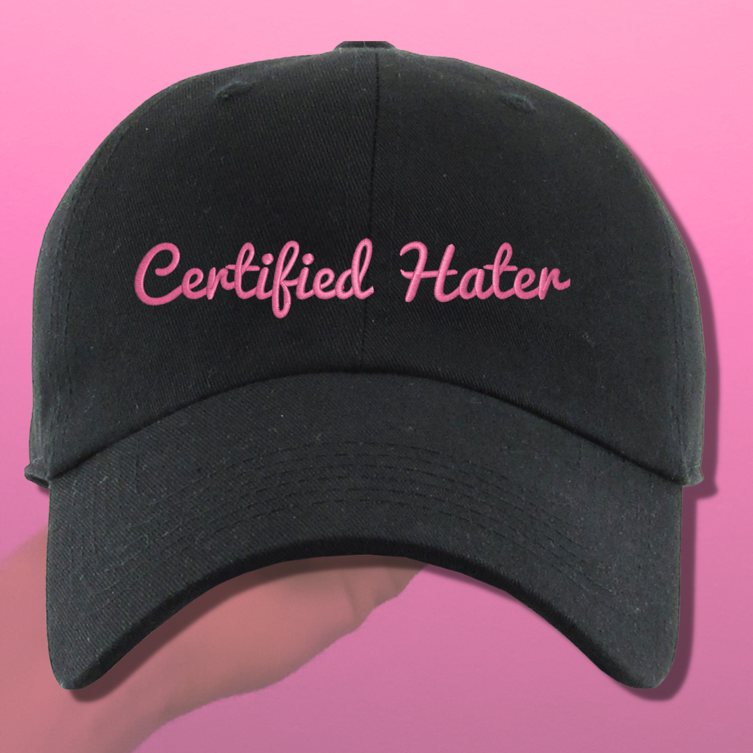 Certified Hater Dad Hat, One Size Fits All