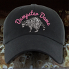 Dumpster Dame Embroidered Dad Hat, Multiple Colors, One Size Fits All