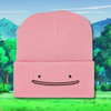 Ditto Smile Pokemon Embroidered Beanie Hat, One Size Fits All