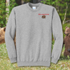 Exit Pursued By Bear Embroidered Crewneck Sweatshirt, Unisex