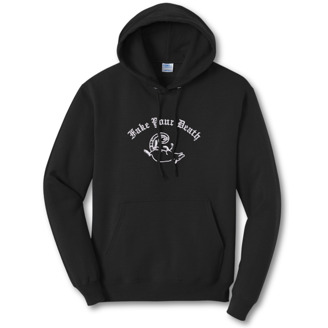 Fake Your Death Black Hoodie, Unisex