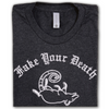 Fake Your Death Embroidered Tee Shirt, Unisex