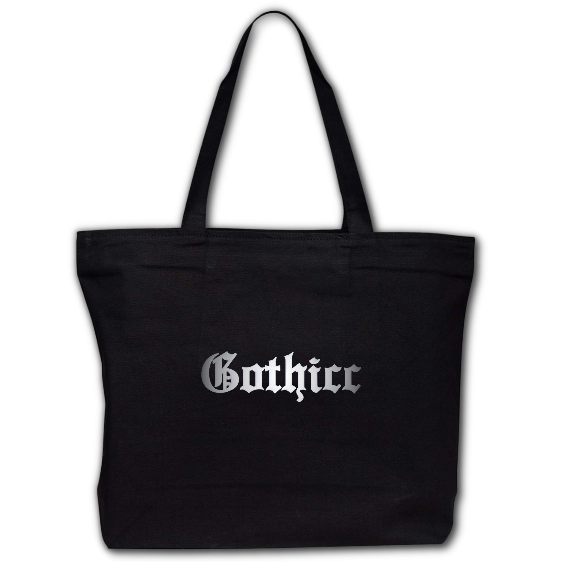 Gothicc Embroidered Canvas Tote Bag