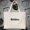 Gothicc Embroidered Canvas Tote Bag