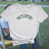 Here for a Long Time Not a Good Time  Embroidered Tee Shirt, Unisex