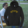 Here for a Long Time Not a Good Time Embroidered Black Hoodie, Unisex