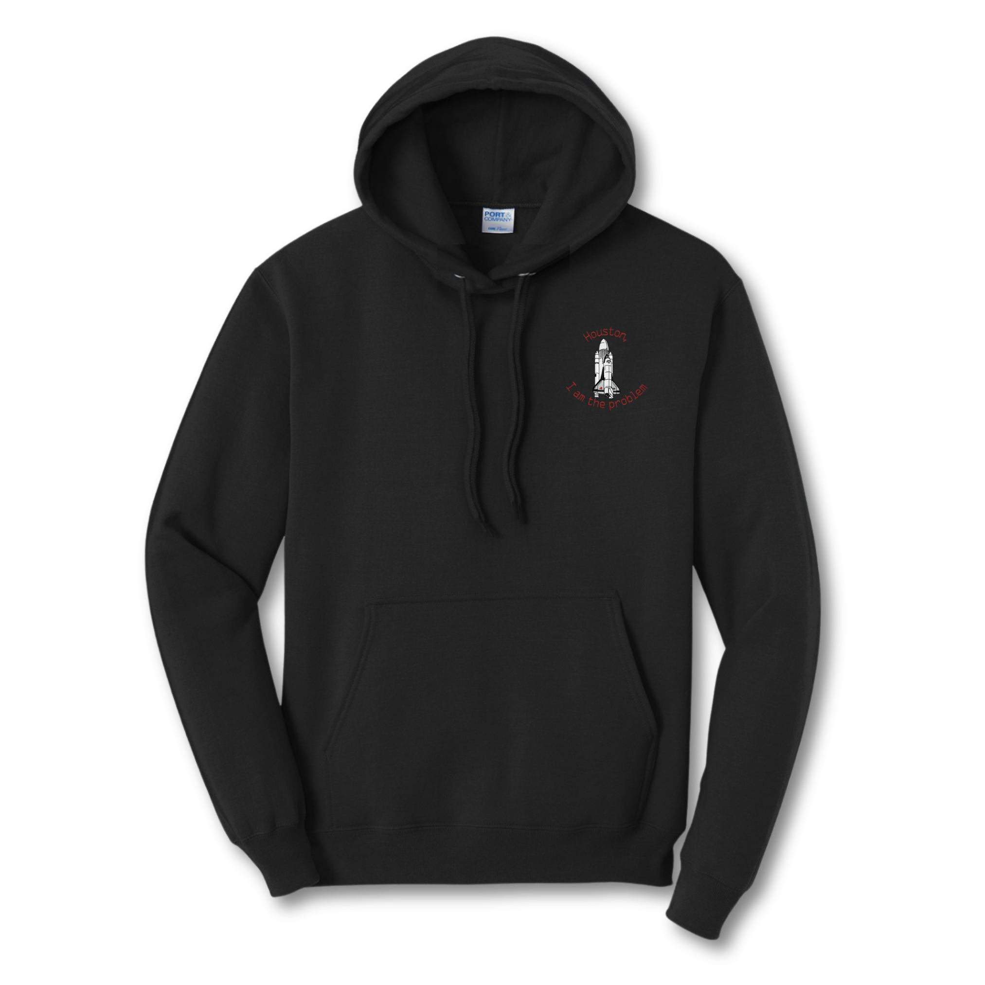 Houston I Am The Problem Black Hoodie, Unisex