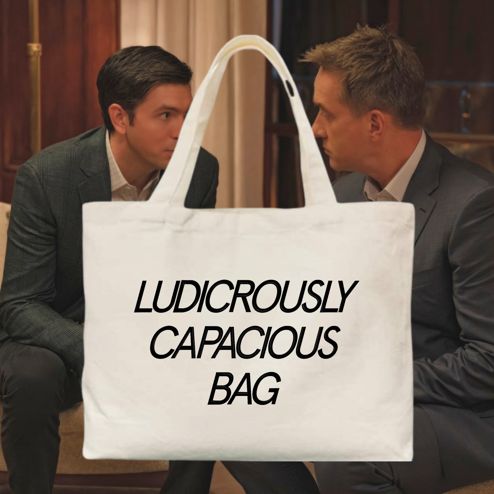 Ludicrously Capacious Bag Succession Canvas Tote Bag