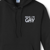 Move I'm Gay Black Hoodie, Unisex