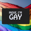 Move I'm Gay Embroidered Multipurpose Zipper Pouch Bag