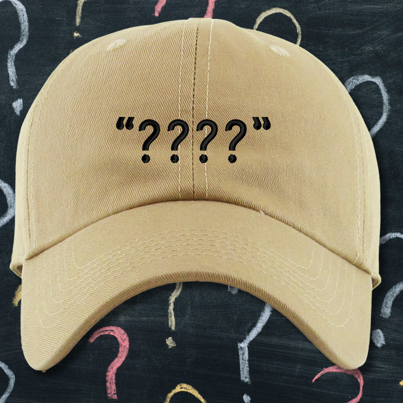 "????" Embroidered Dad Hat, One Size Fits All