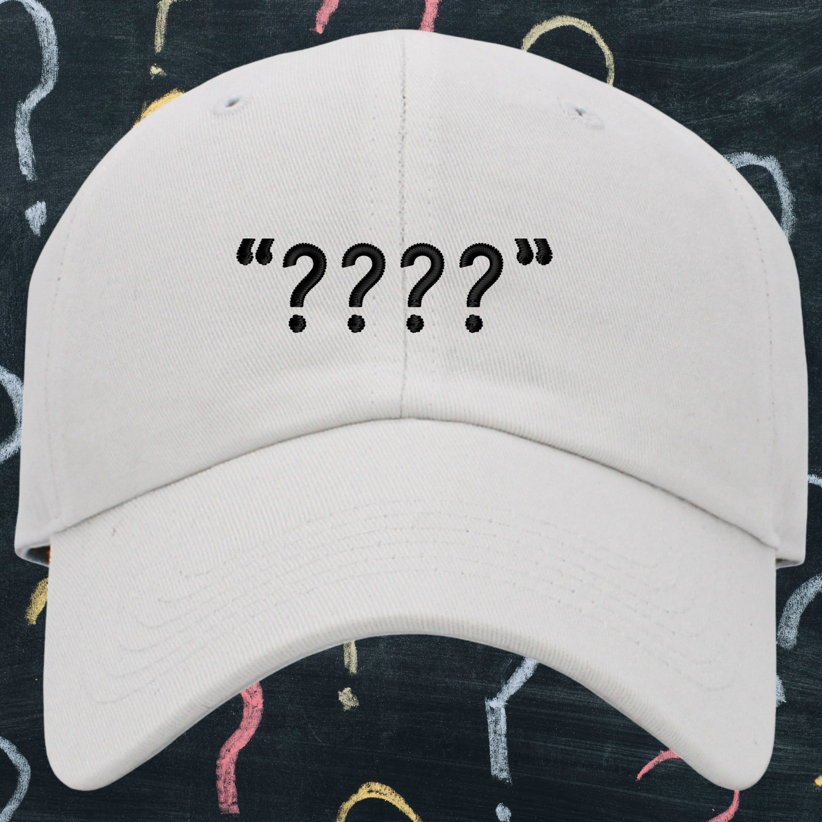 "????" Embroidered Dad Hat, One Size Fits All