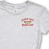 Suns Out Buns Out Embroidered Tee Shirt, Unisex