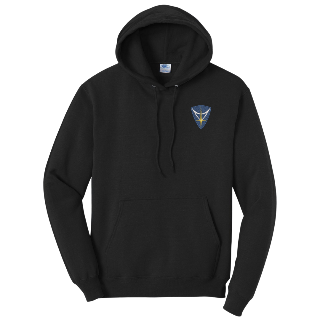 Honnouji Academy Embroidered Kill La Kill Black Hoodie, Unisex