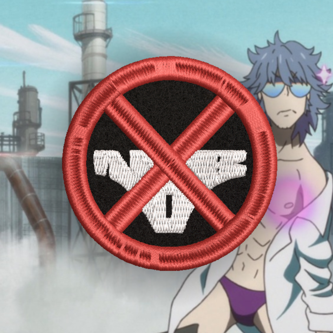 Nudist Beach Embroidered Kill La Kill Iron-on Patch