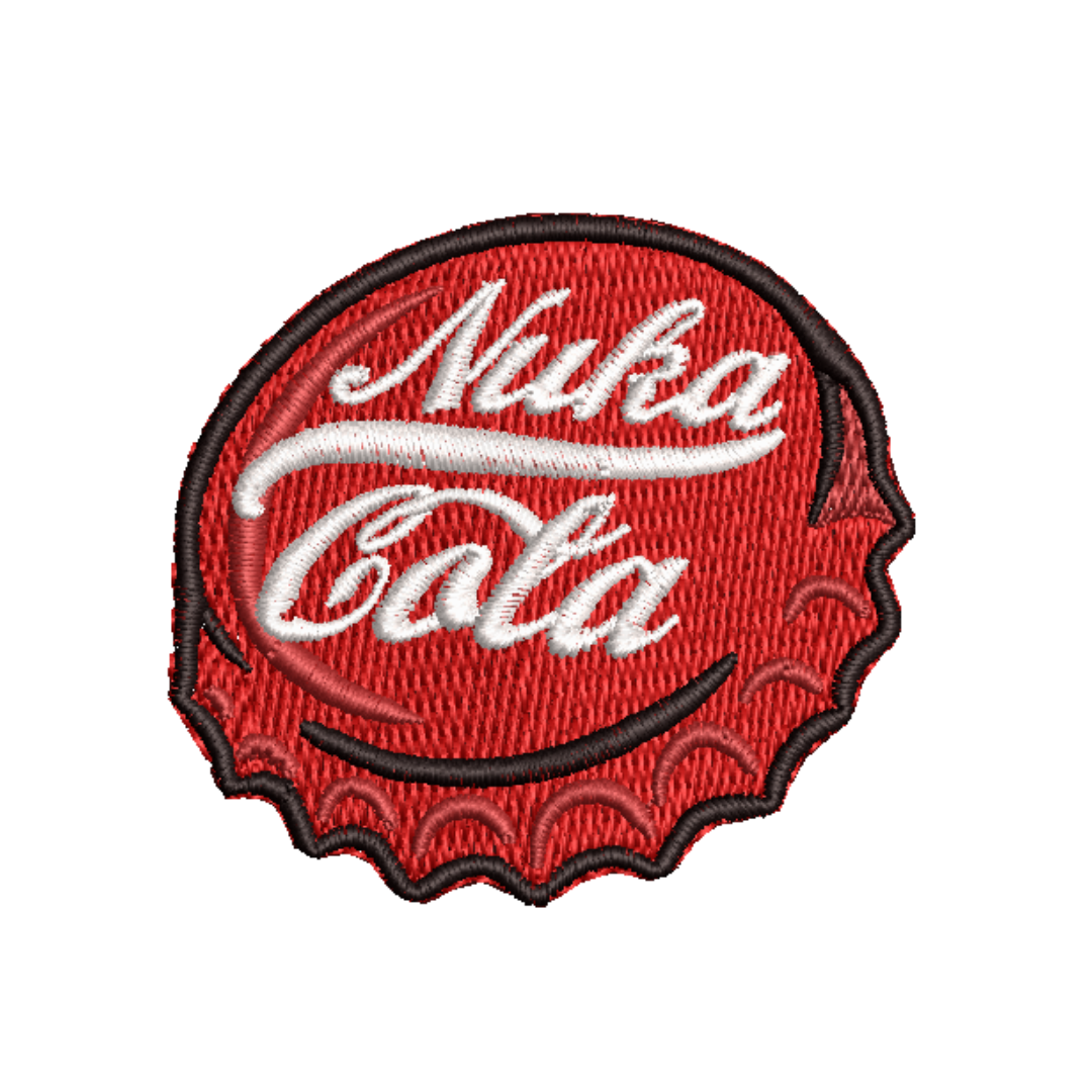 Nuka Cola Embroidered Fallout Iron-on Patch