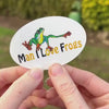Load and play video in Gallery viewer, Man I Love Frogs MILF Clear Embroidery Sticker