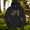 You Cannot Kill Me In A Way That Matters Mushroom Embroidered Black Hoodie, Unisex