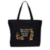 You Cannot Kill Me In A Way That Matters Mushroom Embroidered Canvas Tote Bag