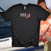 Down To Fish DTF Embroidered Tee Shirt Unisex