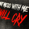 Don’t Mess With Me I Will Cry Embroidered Zipper Pouch Bag
