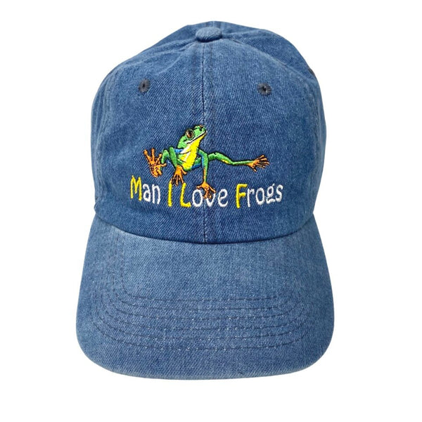 MILF Corduroy Hat - Man I Love Frogs - Blue