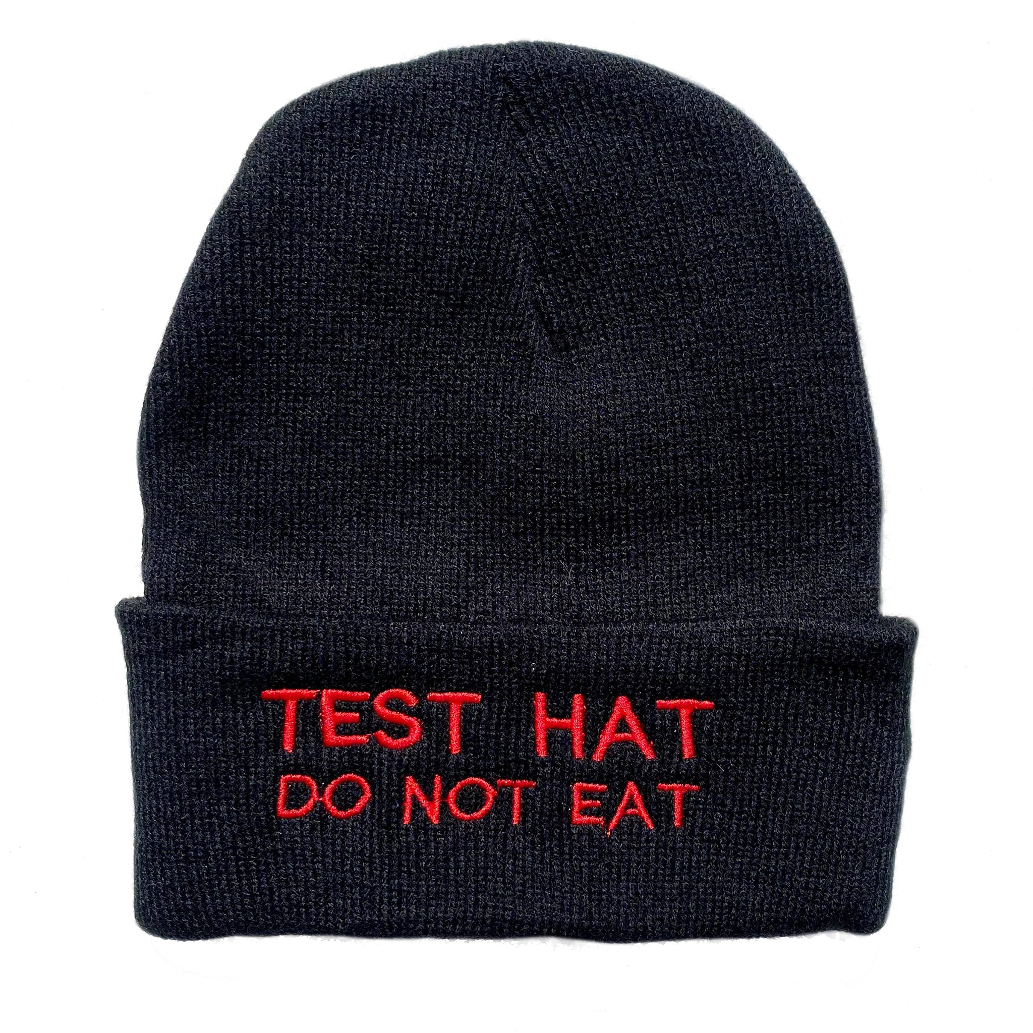 Test Hat Do Not Eat Beanie - IncredibleGood Inc