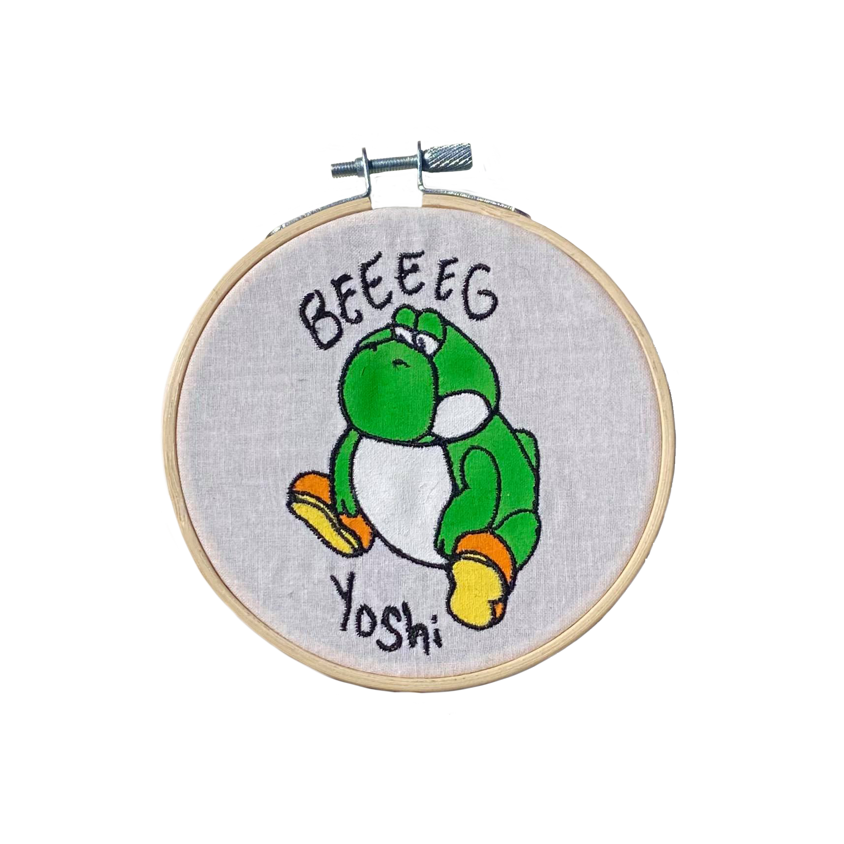 BEEG Yoshi Machine Embroidered Hoop - IncredibleGood Inc