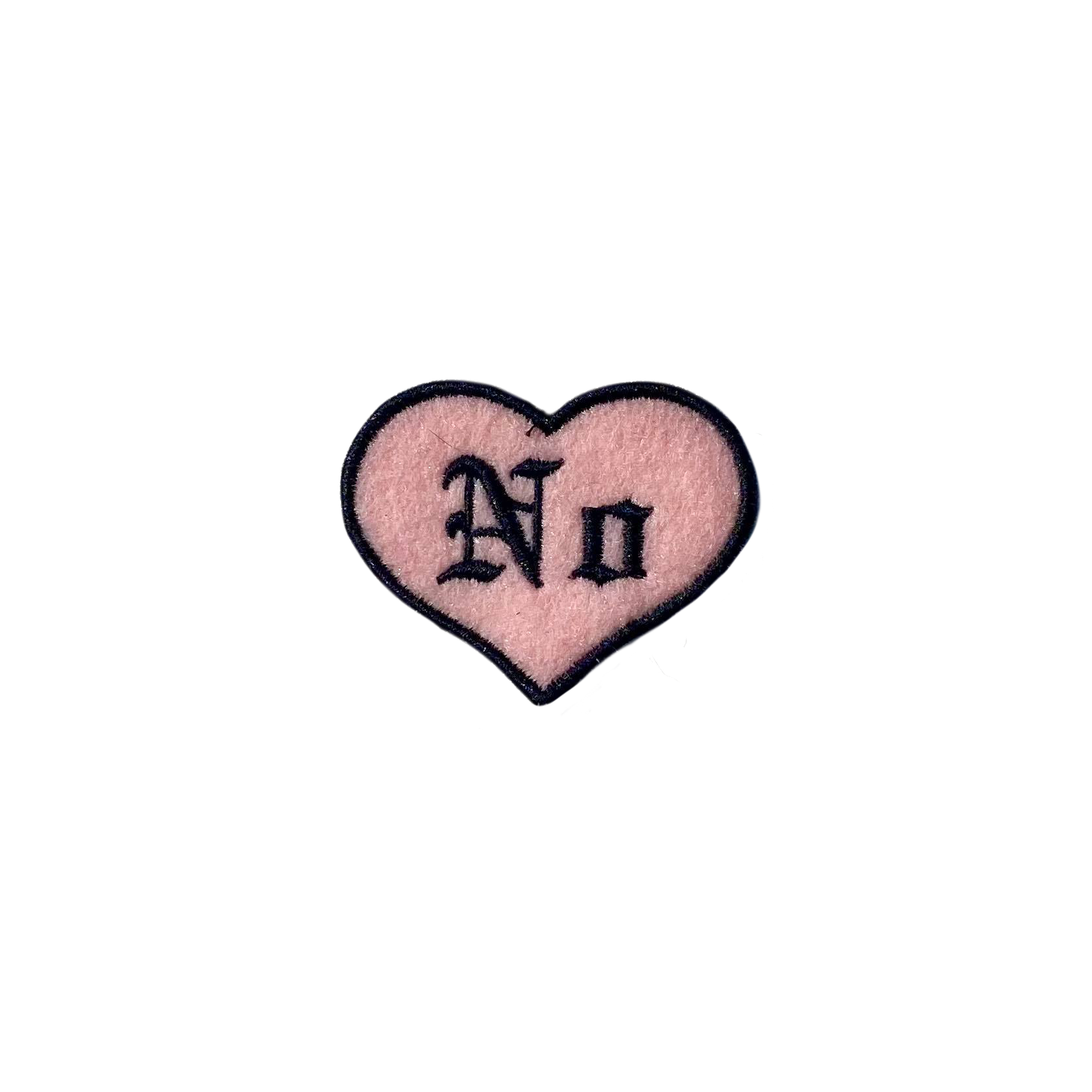 No Heart Embroidered Iron-on Patch - IncredibleGood Inc