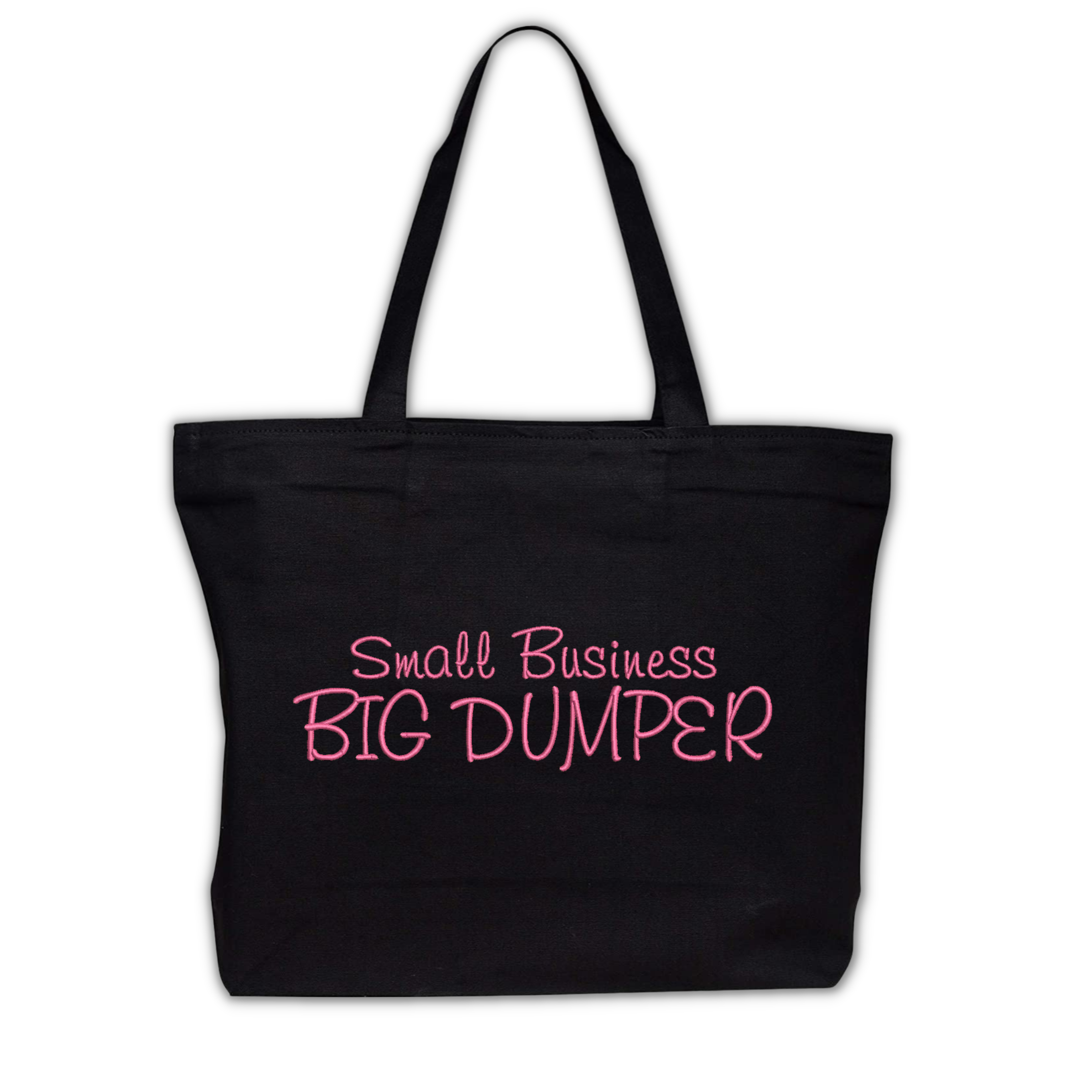 Small Business BIG DUMPER Embroidered Canvas Tote Bag