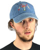 Man I Love Fungi MILF Embroidered Denim Dad Hat, One Size Fits All