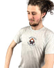 Load image into Gallery viewer, Born to Shit Forced to Wipe Embroidered White Tee Shirt